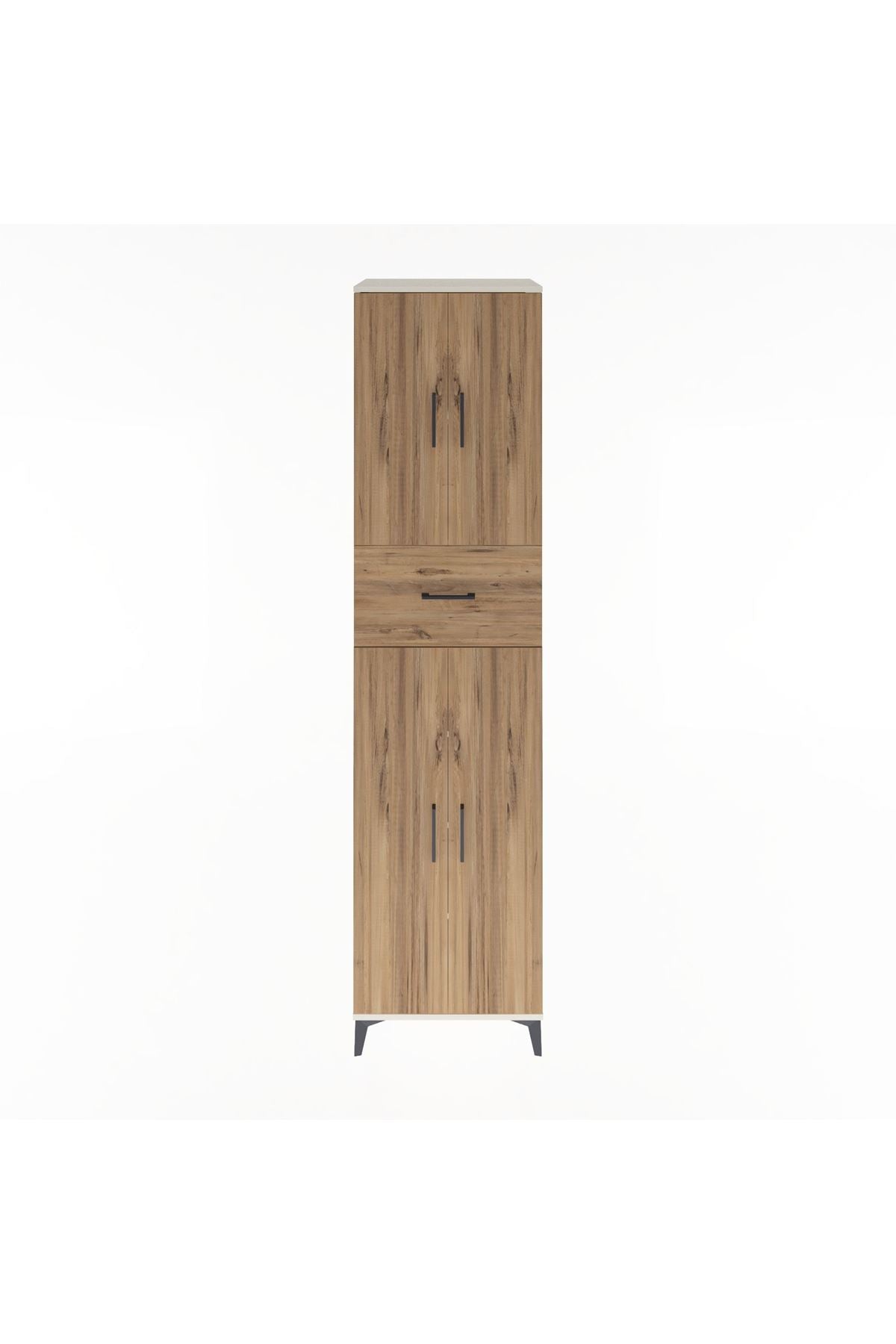 Hyperion Dolap 5 Raflı Tek Çekmeceli 4 Kapaklı 60x44x243 - S65M005V3B