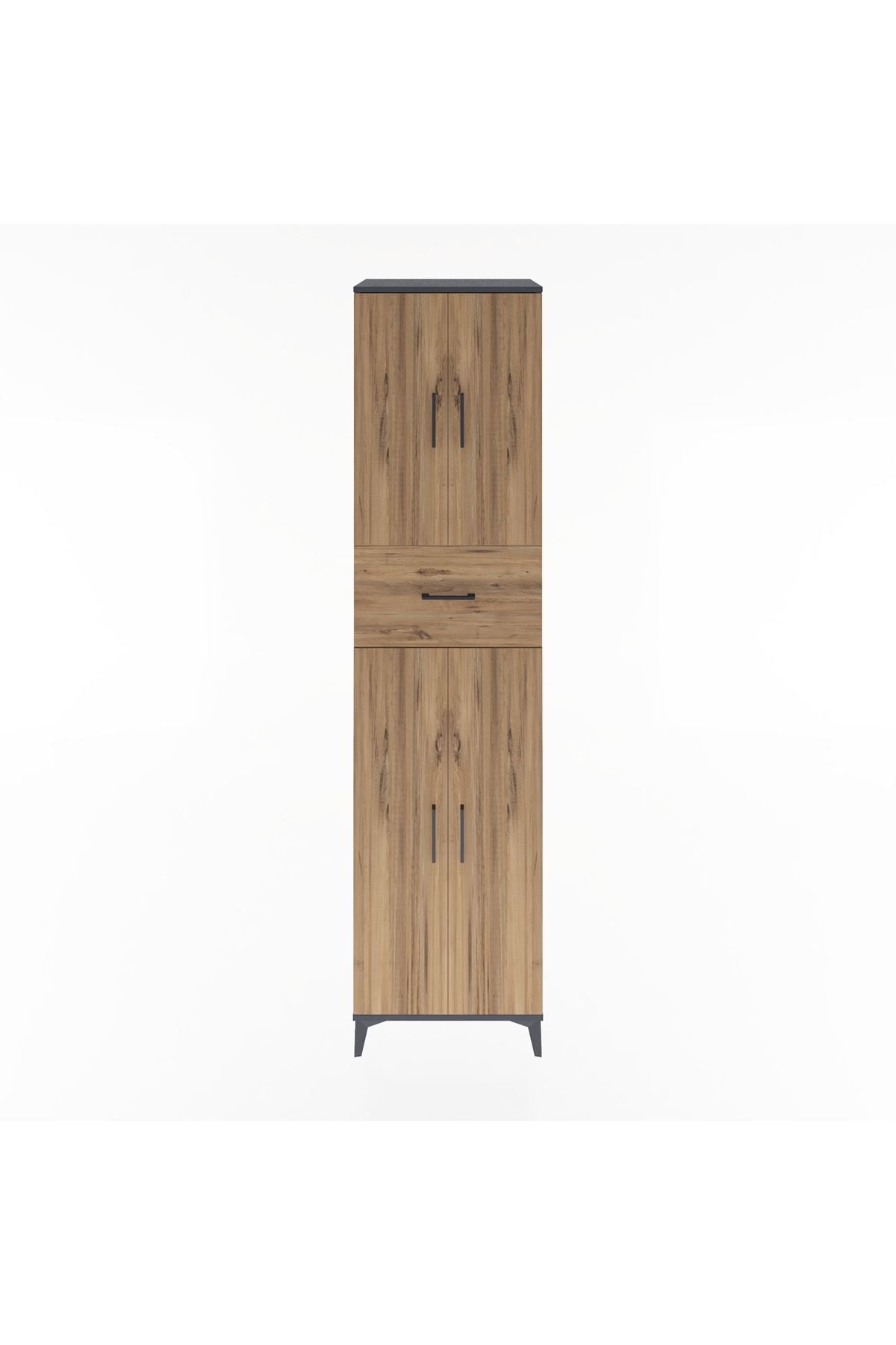 Hyperion Dolap 5 Raflı Tek Çekmeceli 4 Kapaklı 60x44x243 - S65M005V6B