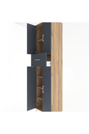 Hyperion Dolap 5 Raflı Tek Çekmeceli 4 Kapaklı 60x44x243 - S65M005V8B