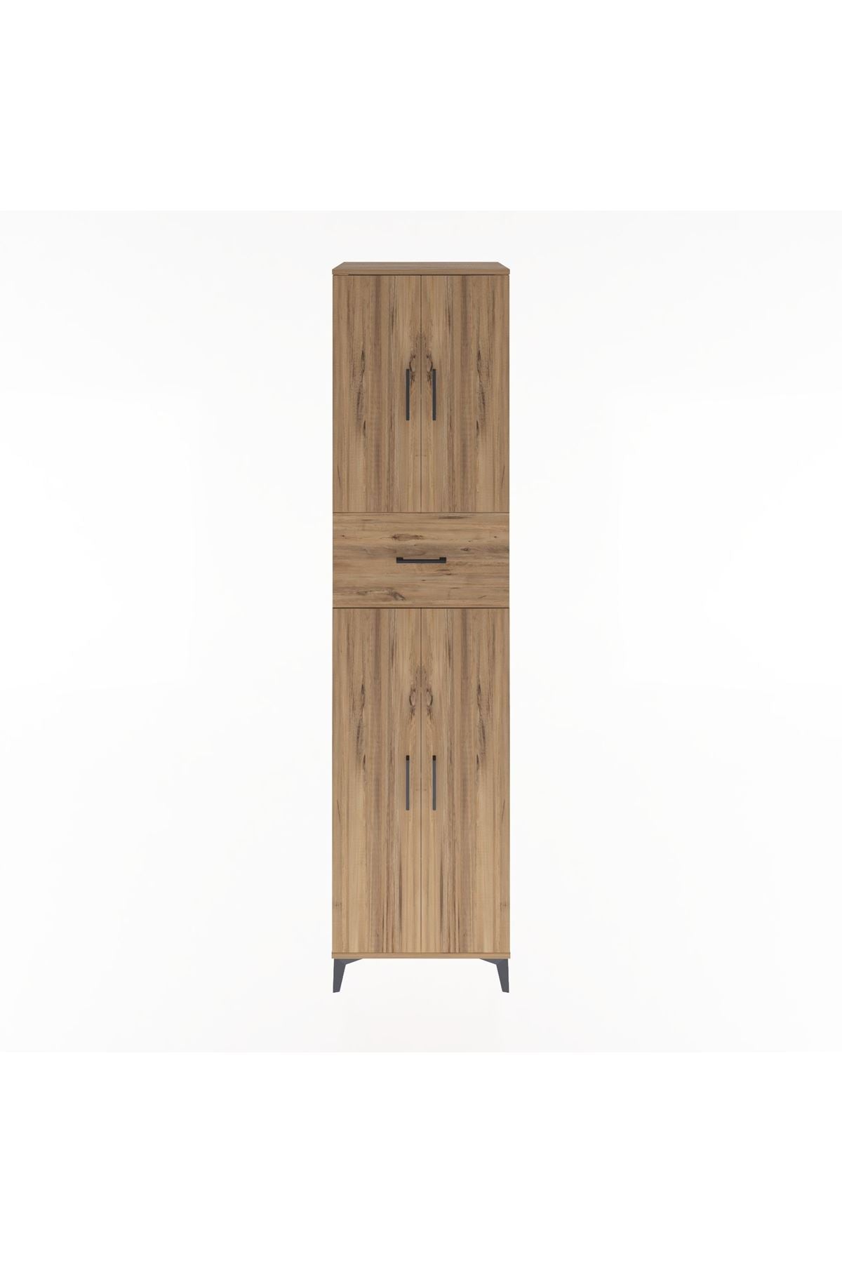 Hyperion Dolap 5 Raflı Tek Çekmeceli 4 Kapaklı 60x44x243 - S65M005V9B