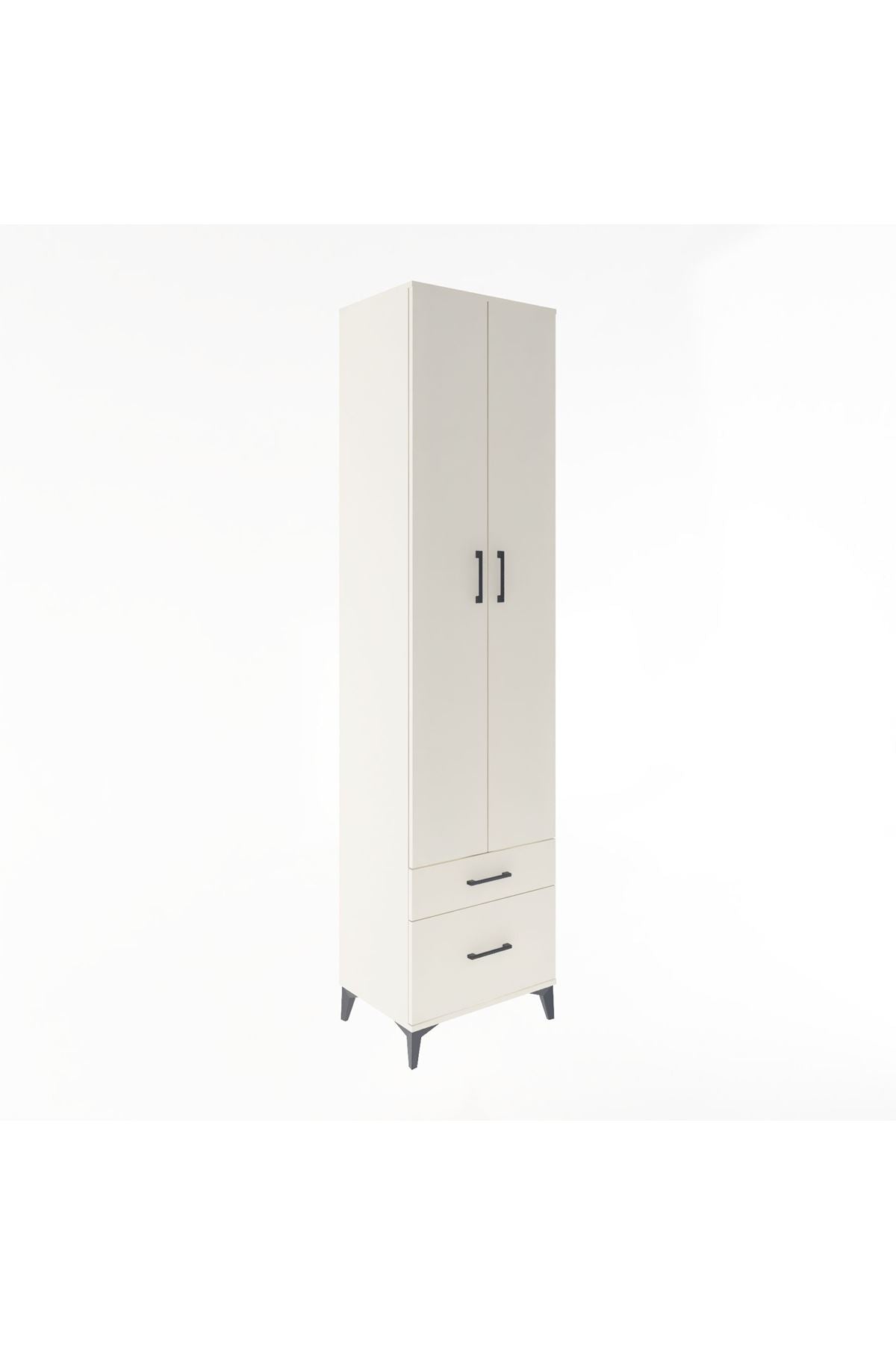 Hyperion Dolap 5 Raflı 2 Çekmeceli 2 Kapaklı 60x44x243 - S65M006V1B