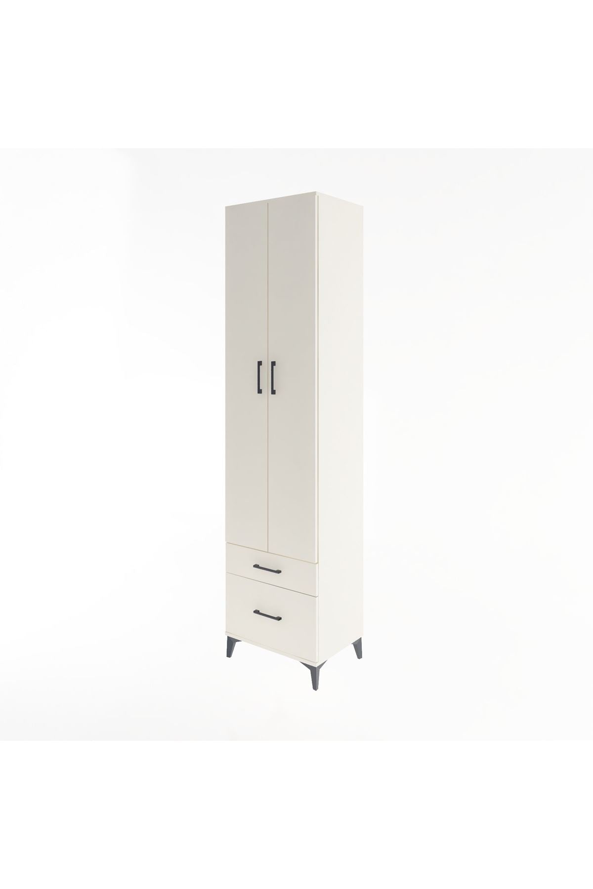 Hyperion Dolap 5 Raflı 2 Çekmeceli 2 Kapaklı 60x44x243 - S65M006V1B