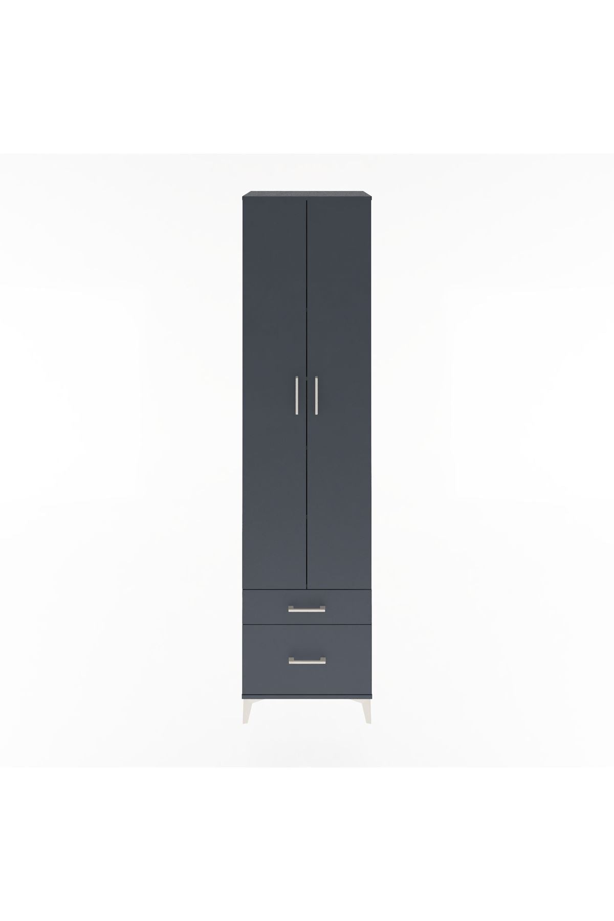 Hyperion Dolap 5 Raflı 2 Çekmeceli 2 Kapaklı 60x44x243 - S65M006V5B
