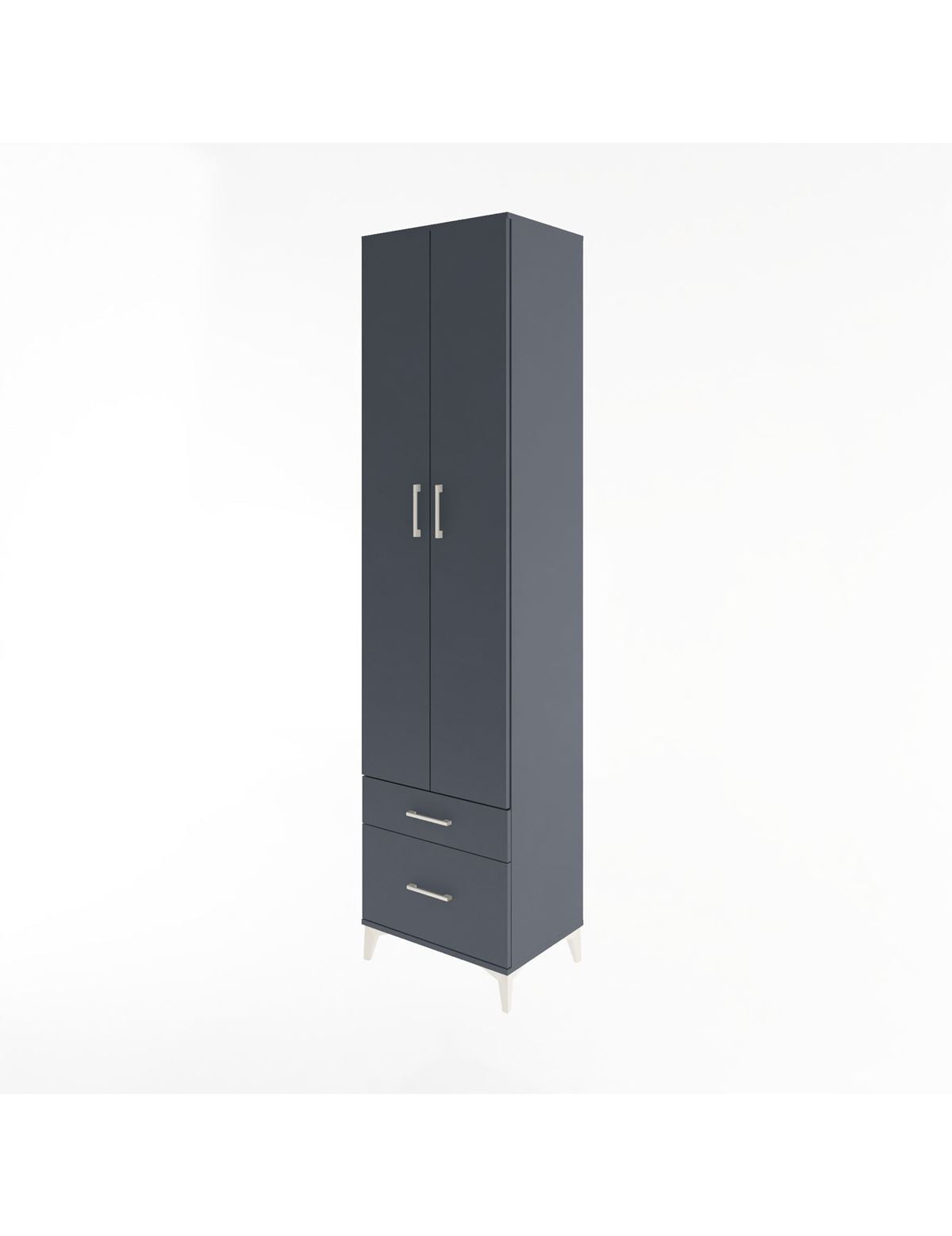 Hyperion Dolap 5 Raflı 2 Çekmeceli 2 Kapaklı 60x44x243 - S65M006V5B