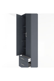 Hyperion Dolap 5 Raflı 2 Çekmeceli 2 Kapaklı 60x44x243 - S65M006V5B