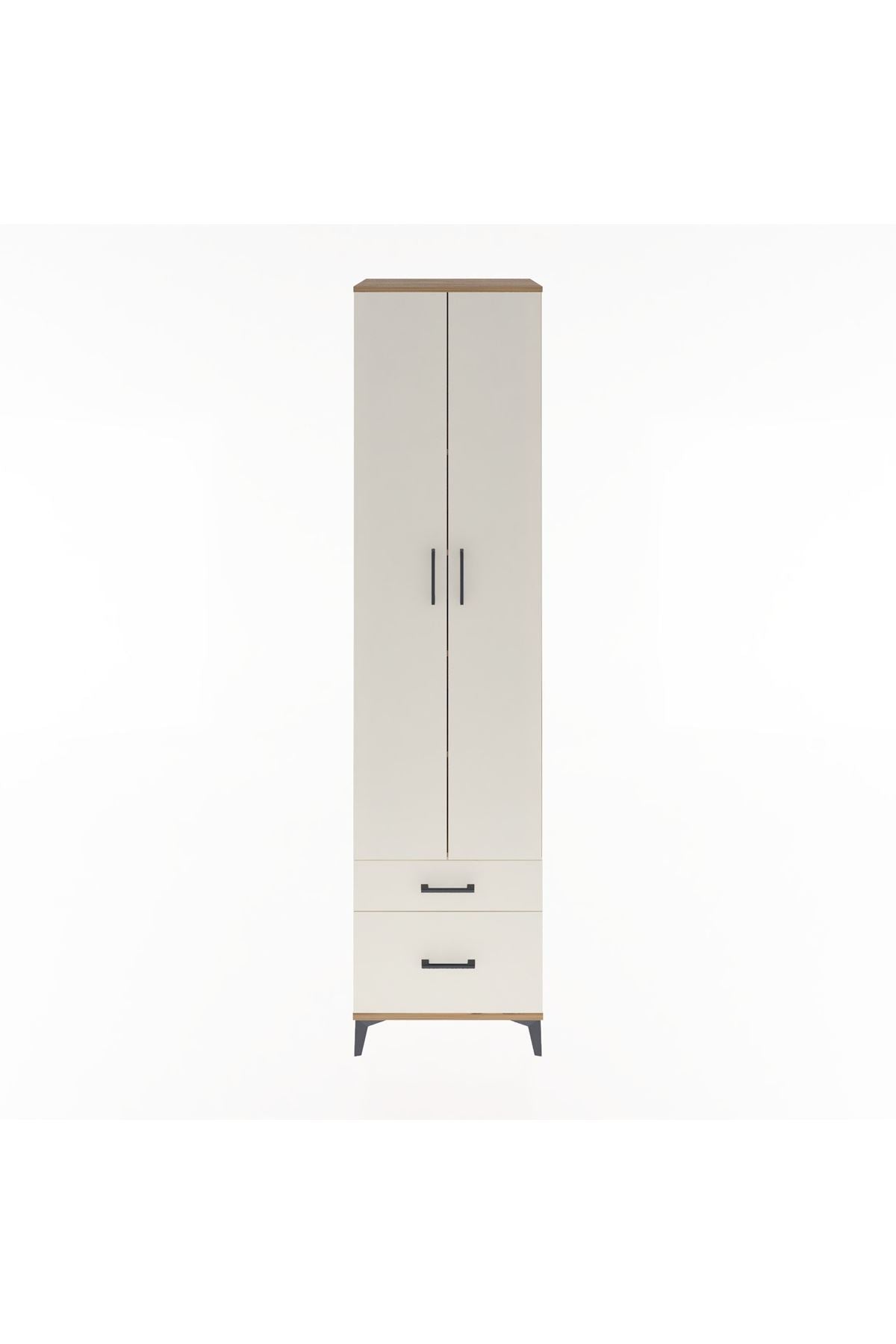 Hyperion Dolap 5 Raflı 2 Çekmeceli 2 Kapaklı 60x44x243 - S65M006V7B