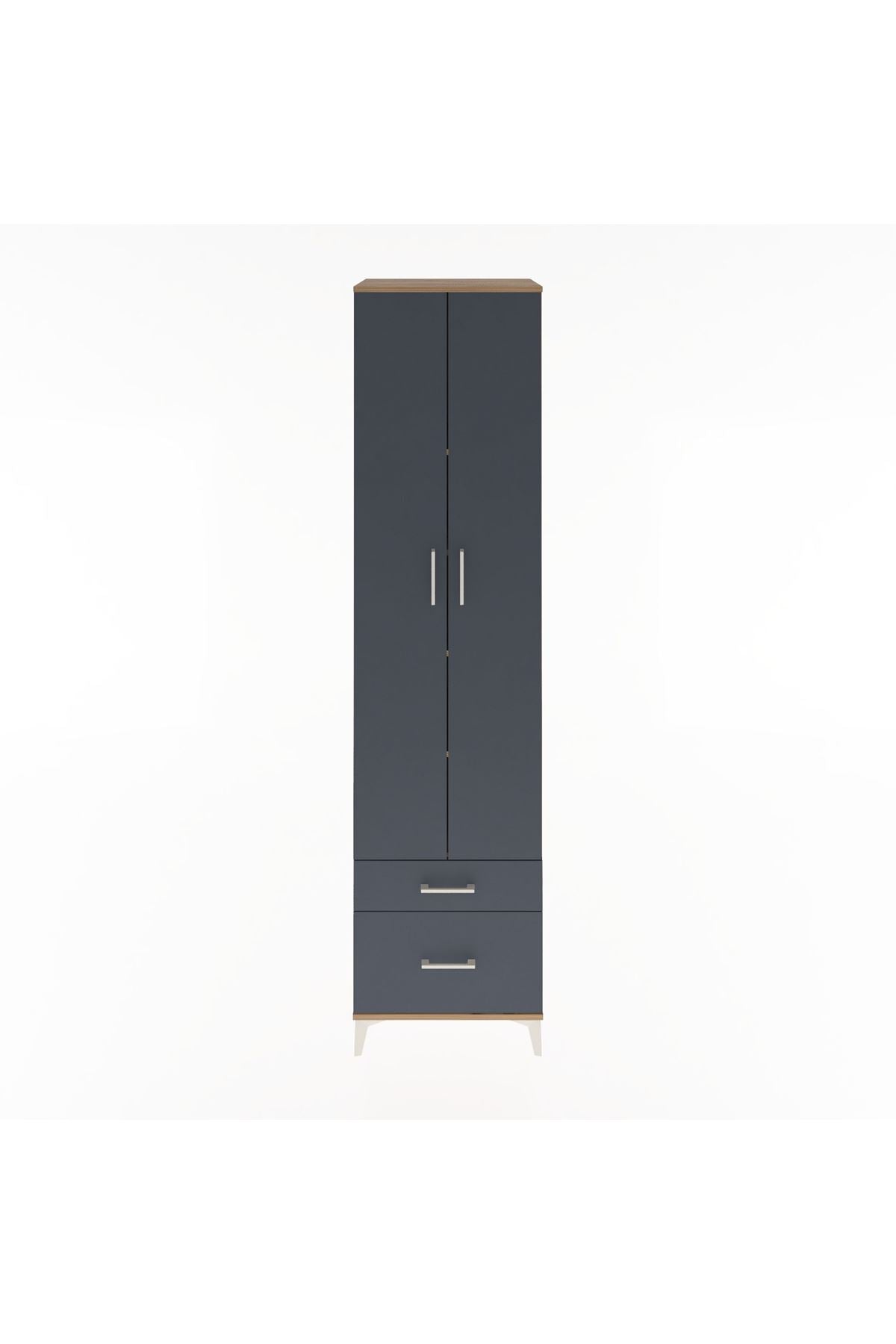 Hyperion Dolap 5 Raflı 2 Çekmeceli 2 Kapaklı 60x44x243 - S65M006V8B