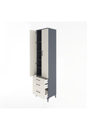 Hyperion Dolap 5 Raflı 3 Çekmeceli 2 Kapaklı 60x44x243 - S65M007V4B