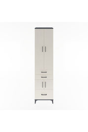 Hyperion Dolap 5 Raflı 3 Çekmeceli 4 Kapaklı 60x44x243 - S65M008V4B