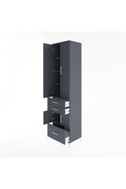 Hyperion Dolap 5 Raflı 3 Çekmeceli 4 Kapaklı 60x44x243 - S65M008V5B
