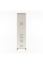 Hyperion Dolap 5 Raflı 3 Çekmeceli 4 Kapaklı 60x44x243 - S65M008V7B