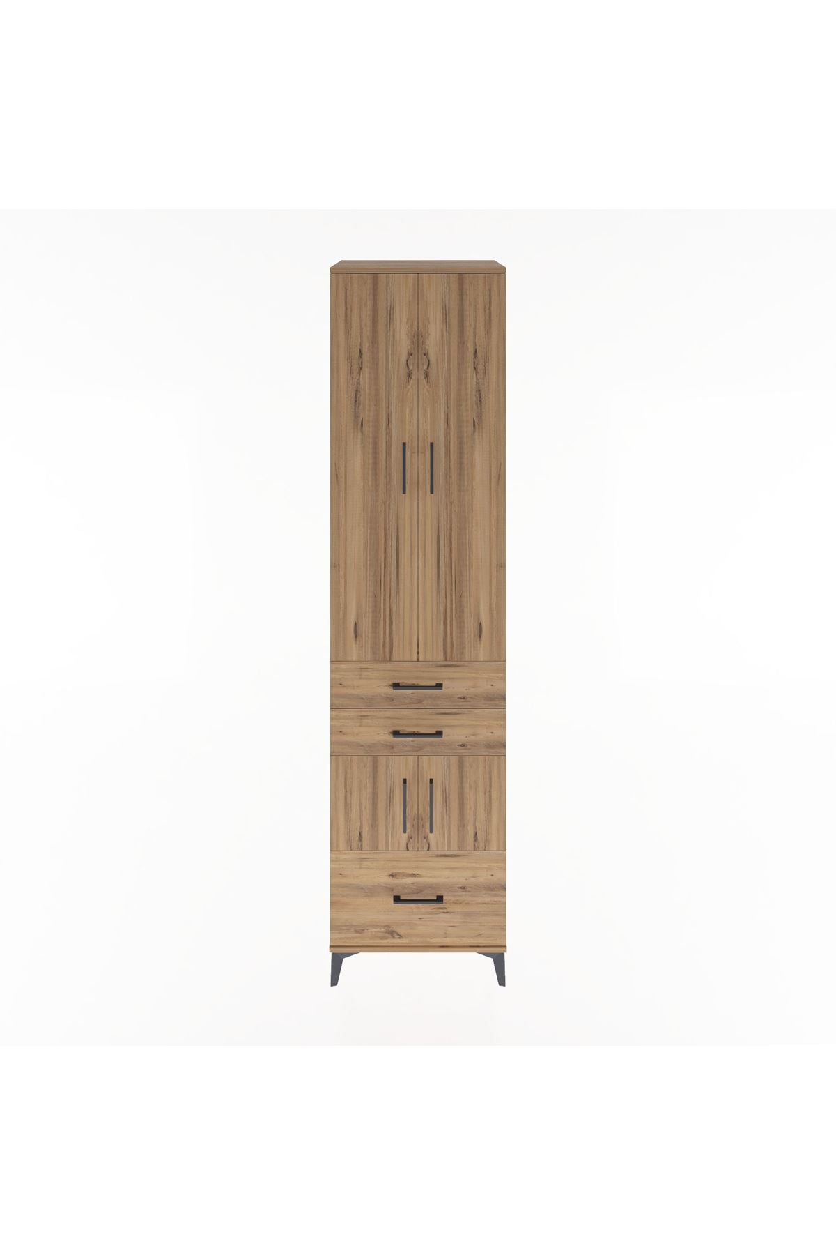 Hyperion Dolap 5 Raflı 3 Çekmeceli 4 Kapaklı 60x44x243 - S65M008V9B