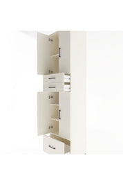 Hyperion Dolap 5 Raflı 3 Çekmeceli 4 Kapaklı 60x44x243 - S65M009V1B