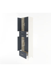 Hyperion Dolap 5 Raflı 3 Çekmeceli 4 Kapaklı 60x44x243 - S65M009V2B