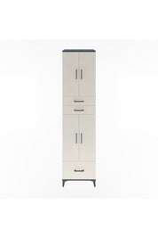 Hyperion Dolap 5 Raflı 3 Çekmeceli 4 Kapaklı 60x44x243 - S65M009V4B
