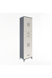 Hyperion Dolap 5 Raflı 3 Çekmeceli 4 Kapaklı 60x44x243 - S65M009V4B