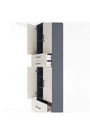 Hyperion Dolap 5 Raflı 3 Çekmeceli 4 Kapaklı 60x44x243 - S65M009V4B