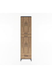 Hyperion Dolap 5 Raflı 3 Çekmeceli 4 Kapaklı 60x44x243 - S65M009V6B