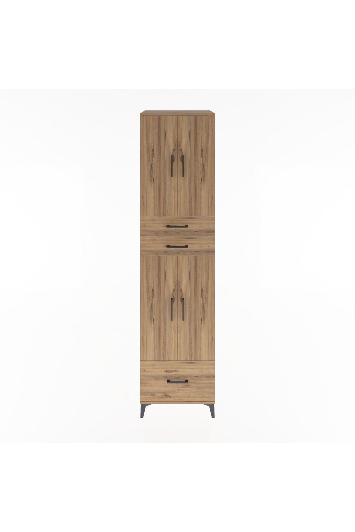 Hyperion Dolap 5 Raflı 3 Çekmeceli 4 Kapaklı 60x44x243 - S65M009V9B