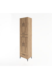Hyperion Dolap 5 Raflı 3 Çekmeceli 4 Kapaklı 60x44x243 - S65M009V9B