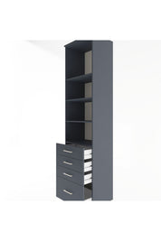 Hyperion Dolap 4 Raflı 4 Çekmeceli 60x44x243 - S65M010V5B