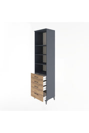 Hyperion Dolap 4 Raflı 4 Çekmeceli 60x44x243 - S65M010V6B