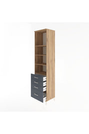 Hyperion Dolap 4 Raflı 4 Çekmeceli 60x44x243 - S65M010V8B
