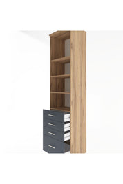 Hyperion Dolap 4 Raflı 4 Çekmeceli 60x44x243 - S65M010V8B
