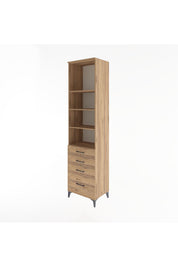 Hyperion Dolap 4 Raflı 4 Çekmeceli 60x44x243 - S65M010V9B