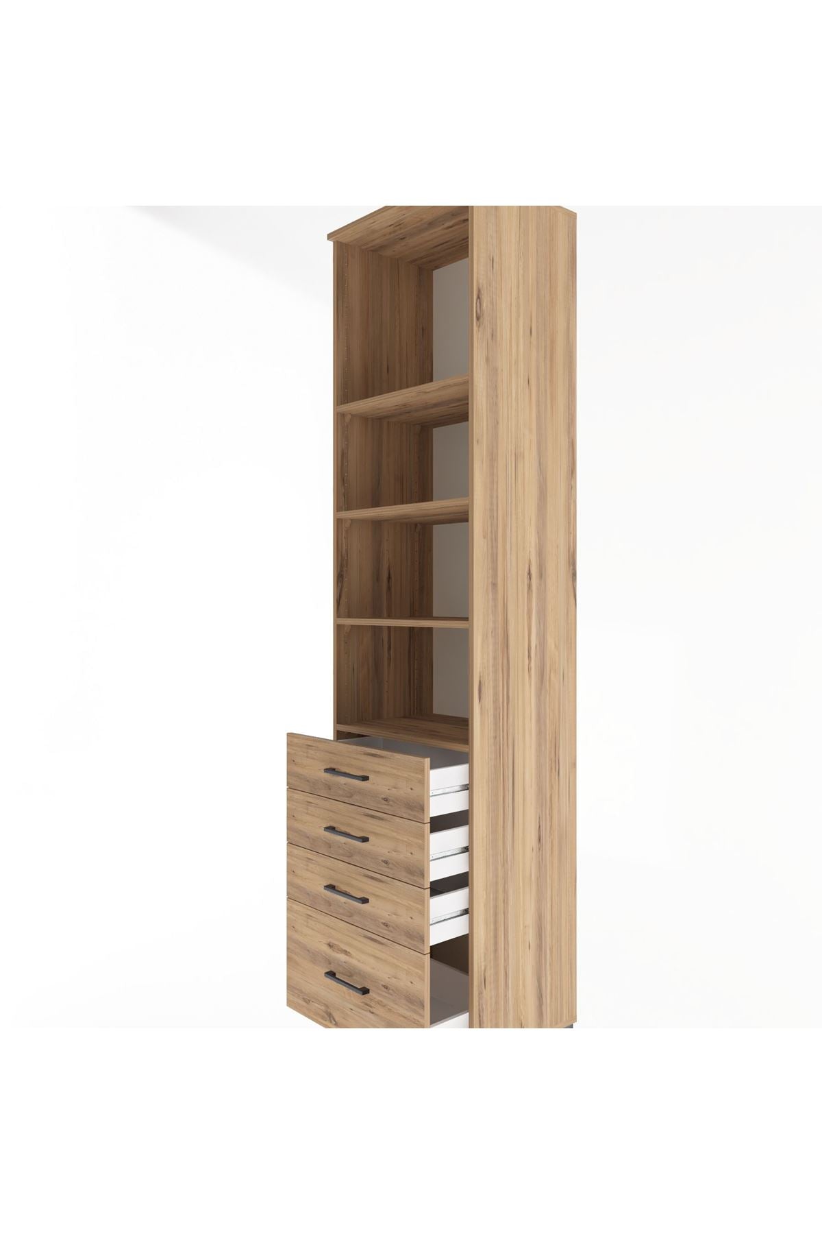 Hyperion Dolap 4 Raflı 4 Çekmeceli 60x44x243 - S65M010V9B