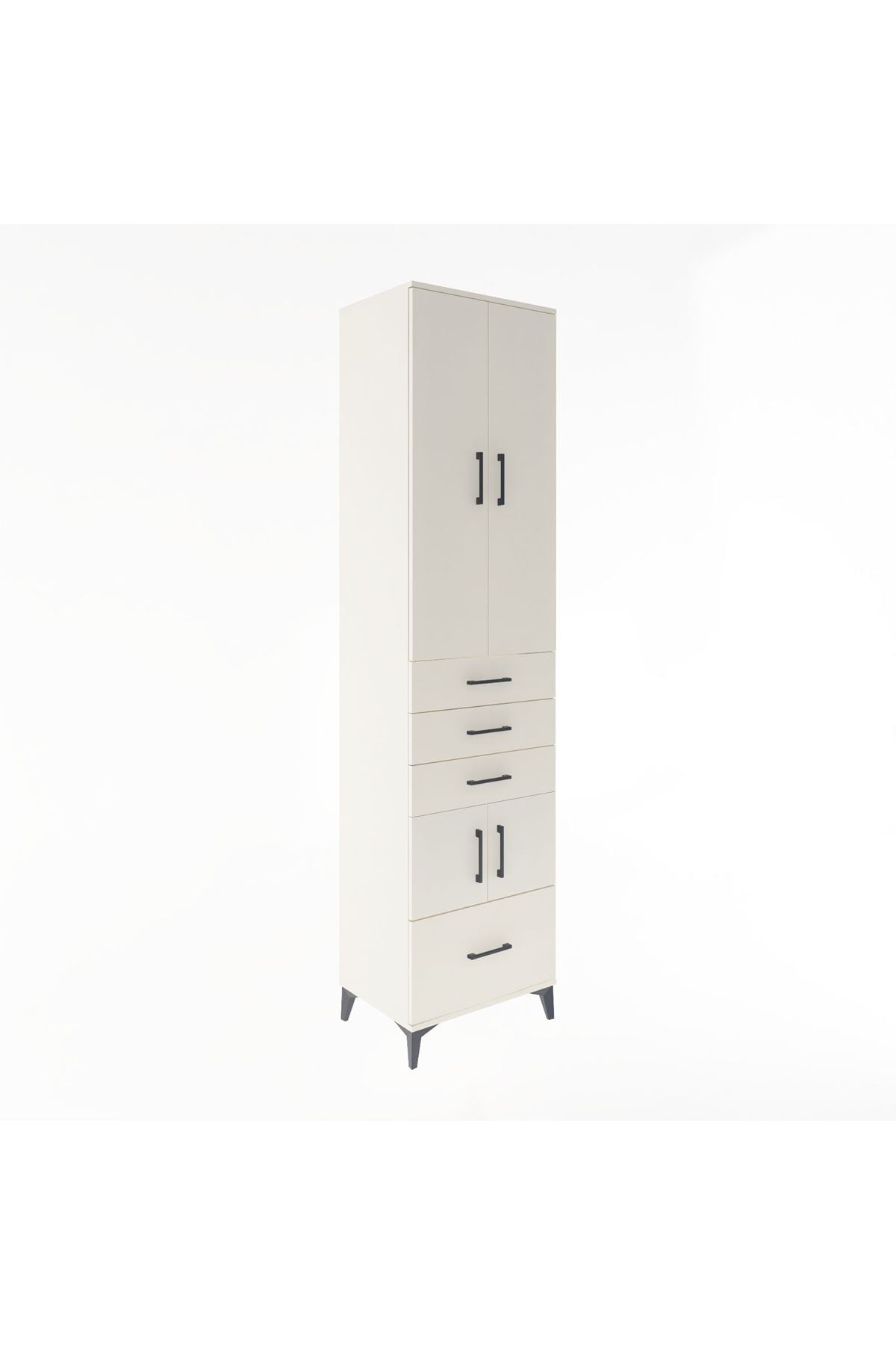 Hyperion Dolap 4 Raflı 4 Çekmeceli 4 Kapaklı 60x44x243 - S65M011V1B