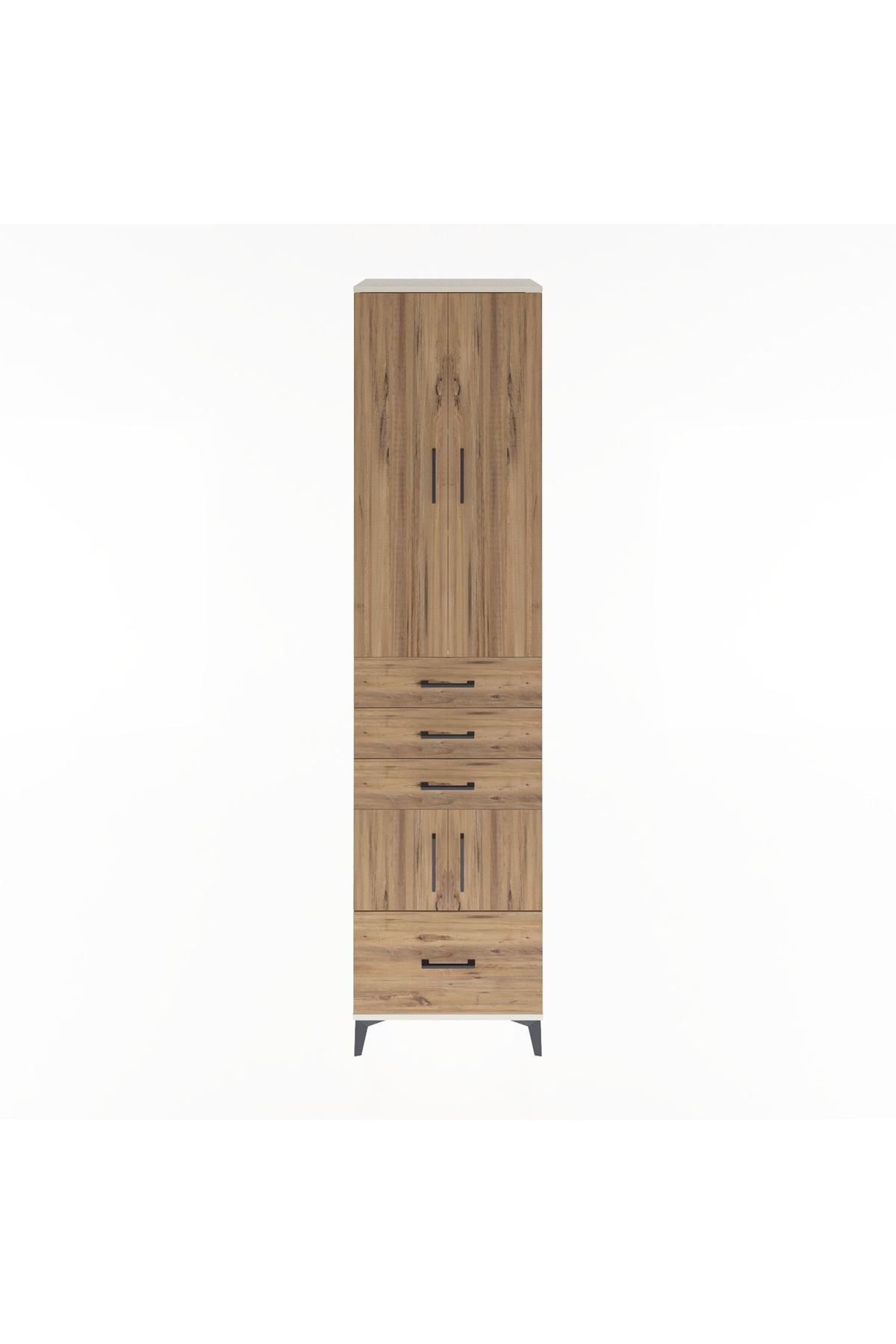 Hyperion Dolap 4 Raflı 4 Çekmeceli 4 Kapaklı 60x44x243 - S65M011V3B