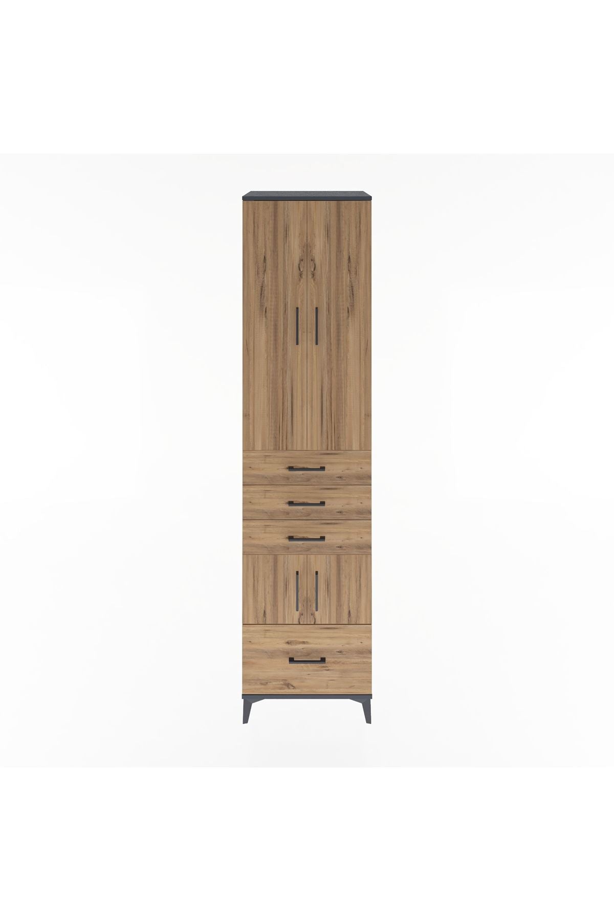 Hyperion Dolap 4 Raflı 4 Çekmeceli 4 Kapaklı 60x44x243 - S65M011V6B