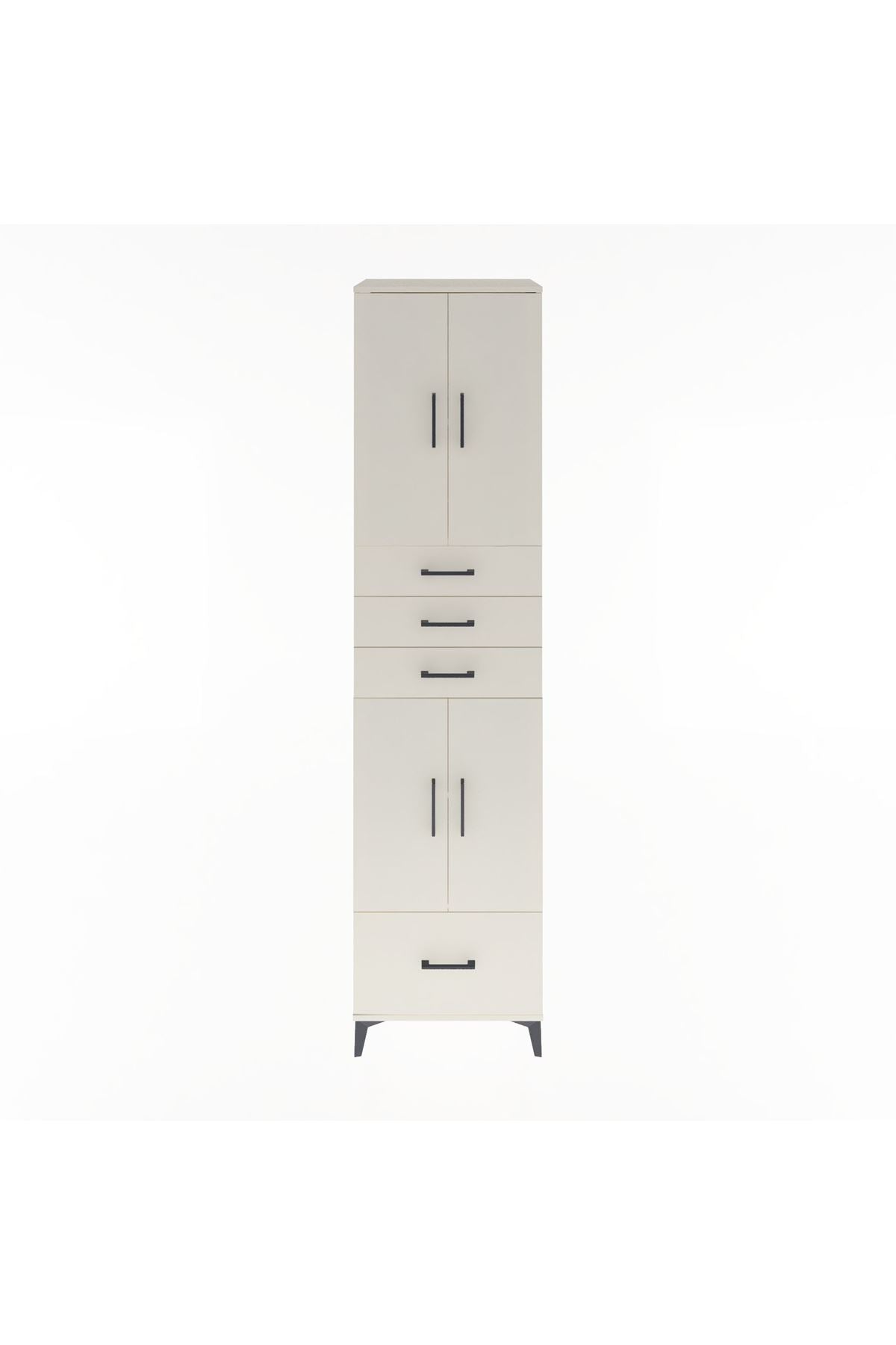 Hyperion Dolap 4 Raflı 4 Çekmeceli 4 Kapaklı 60x44x243 - S65M012V1B