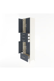 Hyperion Dolap 4 Raflı 4 Çekmeceli 4 Kapaklı 60x44x243 - S65M012V2B