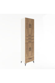 Hyperion Dolap 4 Raflı 4 Çekmeceli 4 Kapaklı 60x44x243 - S65M012V3B
