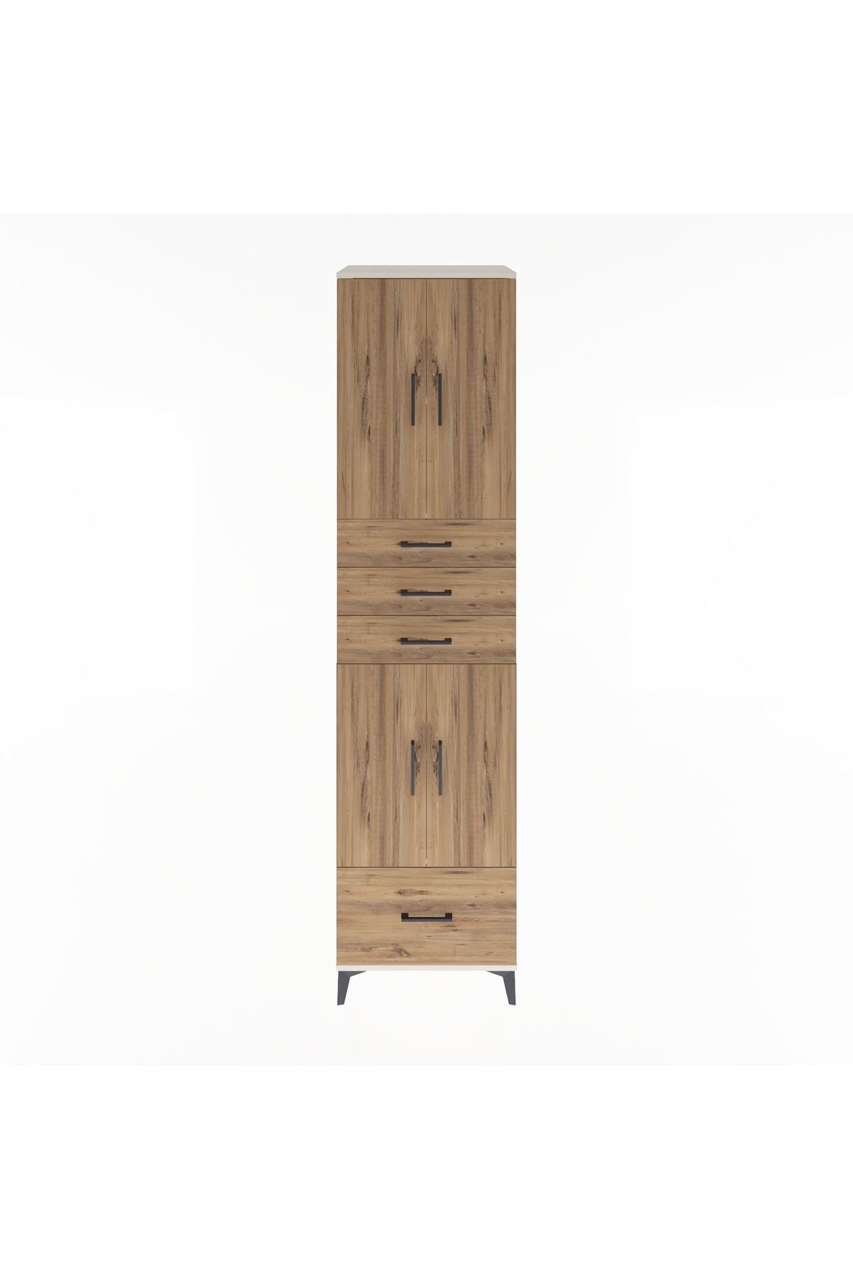 Hyperion Dolap 4 Raflı 4 Çekmeceli 4 Kapaklı 60x44x243 - S65M012V3B