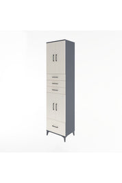 Hyperion Dolap 4 Raflı 4 Çekmeceli 4 Kapaklı 60x44x243 - S65M012V4B