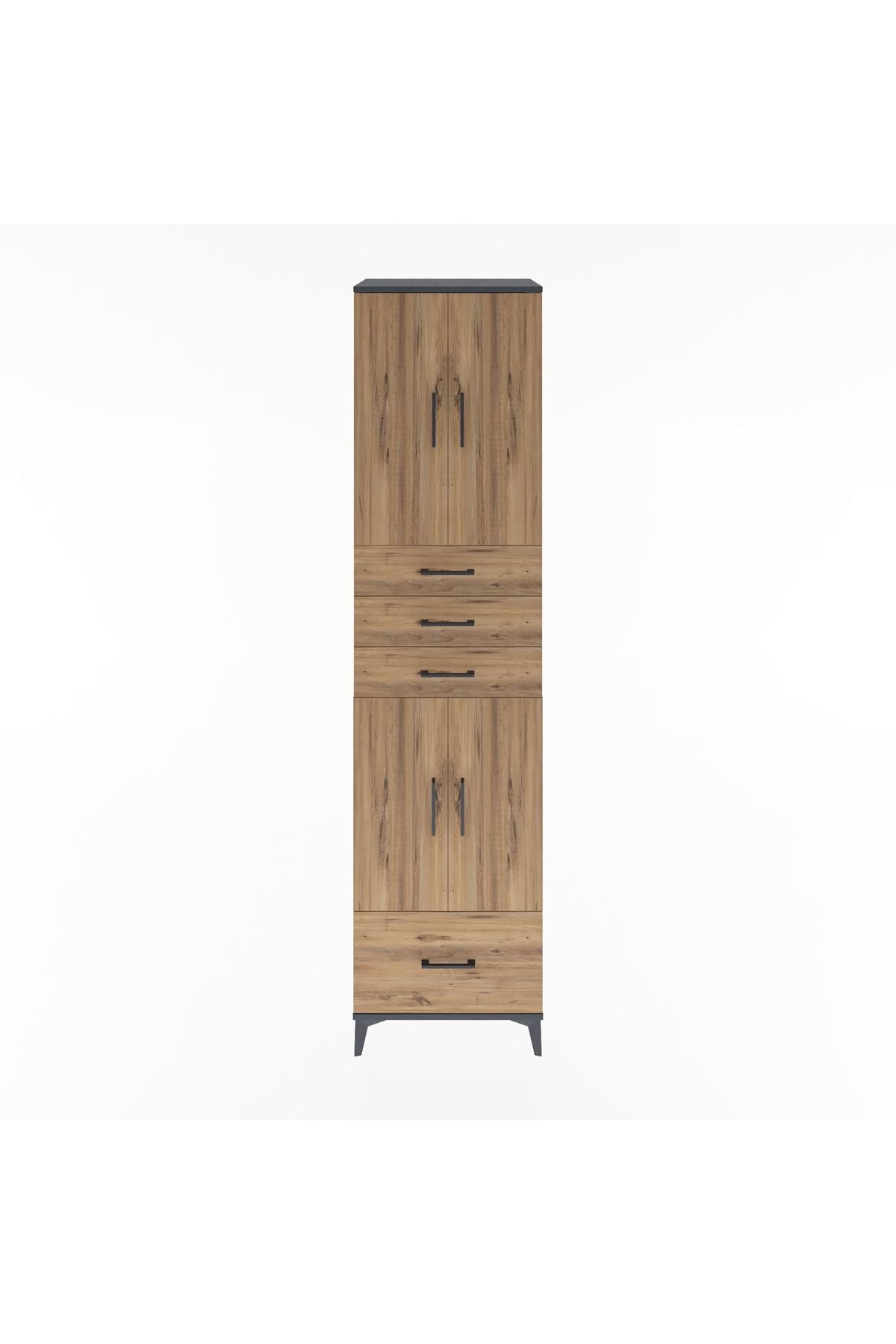 Hyperion Dolap 4 Raflı 4 Çekmeceli 4 Kapaklı 60x44x243 - S65M012V6B