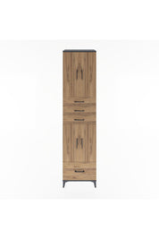 Hyperion Dolap 4 Raflı 4 Çekmeceli 4 Kapaklı 60x44x243 - S65M012V6B