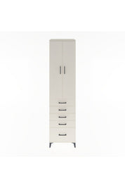 Hyperion Dolap 4 Raflı 5 Çekmeceli 2 Kapaklı 60x44x243 - S65M013V1B