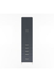 Hyperion Dolap 4 Raflı 5 Çekmeceli 2 Kapaklı 60x44x243 - S65M013V5B