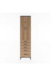 Hyperion Dolap 4 Raflı 5 Çekmeceli 2 Kapaklı 60x44x243 - S65M013V6B