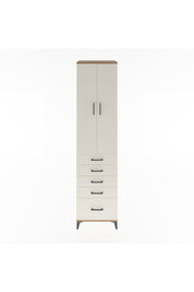 Hyperion Dolap 4 Raflı 5 Çekmeceli 2 Kapaklı 60x44x243 - S65M013V7B