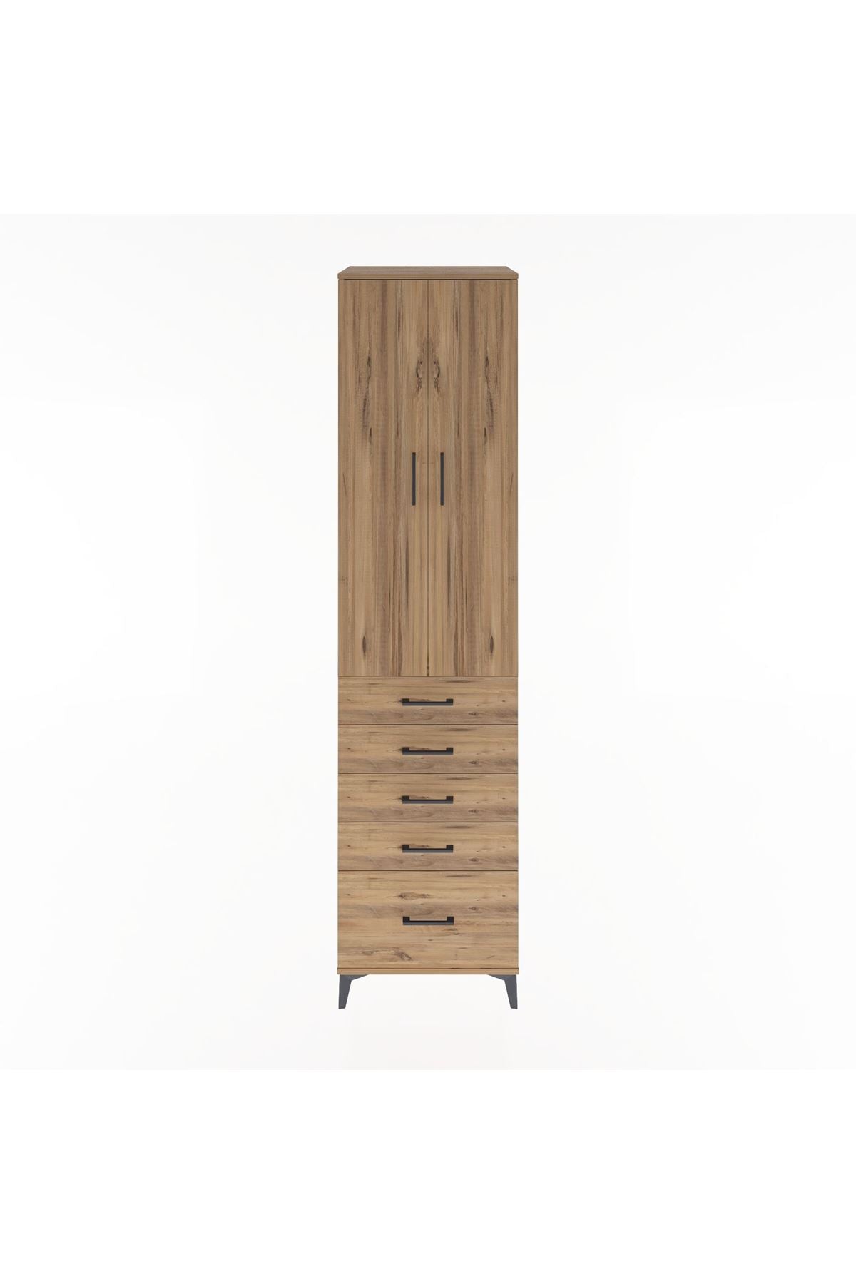 Hyperion Dolap 4 Raflı 5 Çekmeceli 2 Kapaklı 60x44x243 - S65M013V9B