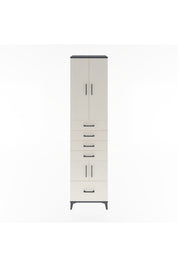 Hyperion Dolap 4 Raflı 5 Çekmeceli 4 Kapaklı 60x44x243 - S65M014V4B