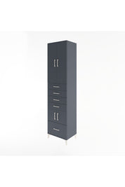 Hyperion Dolap 4 Raflı 5 Çekmeceli 4 Kapaklı 60x44x243 - S65M014V5B