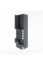 Hyperion Dolap 4 Raflı 5 Çekmeceli 4 Kapaklı 60x44x243 - S65M014V5B