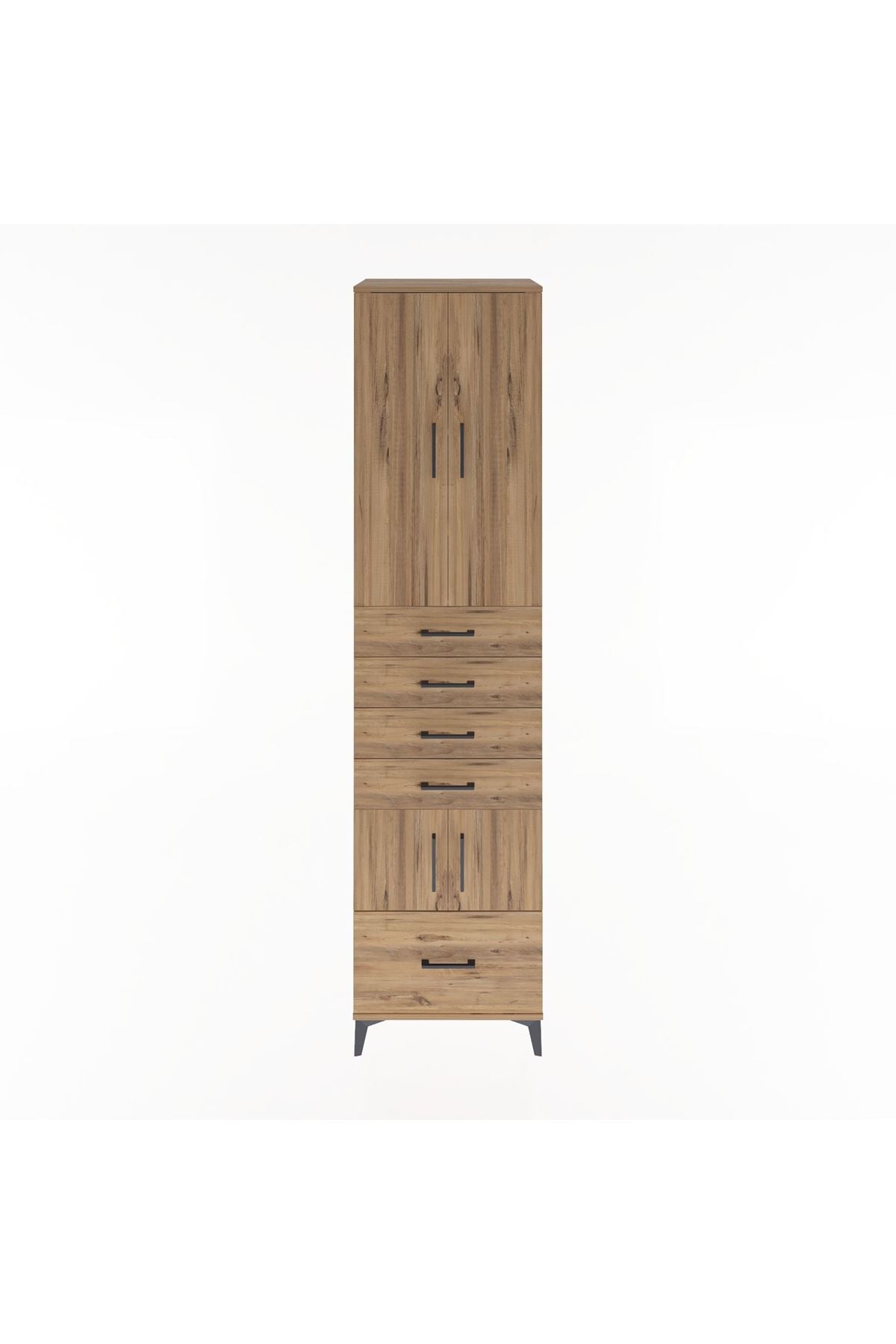 Hyperion Dolap 4 Raflı 5 Çekmeceli 4 Kapaklı 60x44x243 - S65M014V9B