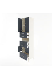 Hyperion Dolap 4 Raflı 5 Çekmeceli 4 Kapaklı 60x44x243 - S65M015V2B